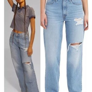 Levi’s 90s baggy Blue Distressed Jeans 28